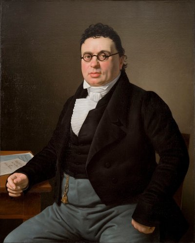 Ritratto del mercante Joseph Raphael da Christoffer Wilhelm Eckersberg